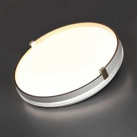 Настенно-потолочный светильник Sonex Olidi White 7646/CLN пластик/белый/золотой LED 36Вт 4000К