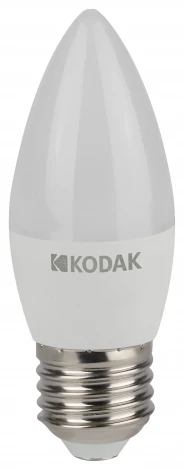 Светодиодная лампа Kodak LED B35-7W-830-E27 K 7Вт свеча теплый белый свет Е27 (Б0057626)