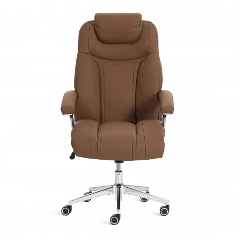 Кресло Траст Люкс/Trust Lux экокожа LUX Classic 18-24, коричневый Tetchair 25697