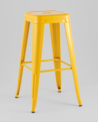 Стул барный TOLIX желтый глянцевый KD Stool Group УТ000042111