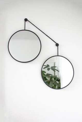 Balance S Black 2 зеркала по 30см на черном шнуре Art-Zerkalo SM200BL 13880