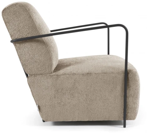 Кресло La Forma (ex Julia Grup) Gamer (Бежевый/ Пенополиуретан,Металл,Пена,Сосна,Акрил,Сталь)