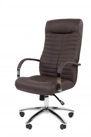 Офисное кресло Chairman 480 Россия экопремиум коричневый N 7178851