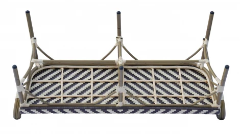 "Кабри" диван двухместный из искусственного ротанга, цвет бежево-коричневый 4SIS ZF2186C Coffee