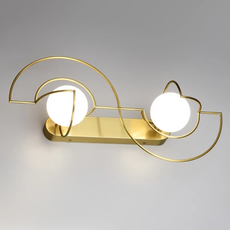 Настенный светильник Odeon Light Futurum 7195/6WL металл/стекло/бронза/белый IP20 LED 6W 3500K 220V