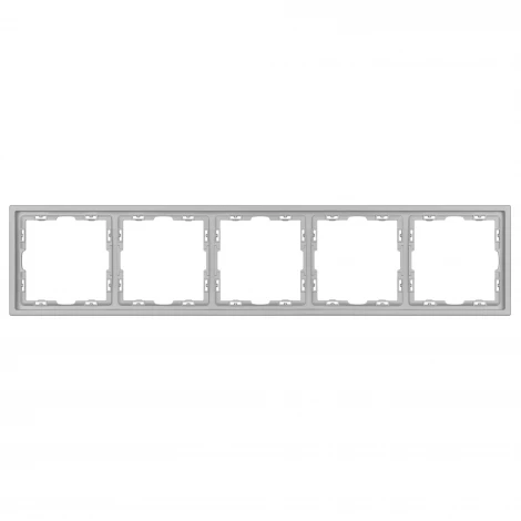 Рамка пластиковая FRM-NOBE-SFPL-5-IS (Arlight, Никель) 059463