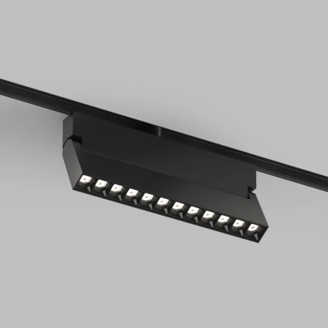 Трековый светильник низковольтный светодиодный 48V 12W Denkirs SMART 48V GRILL | СМАРТ 48V ГРИЛЬ DK8506-BK