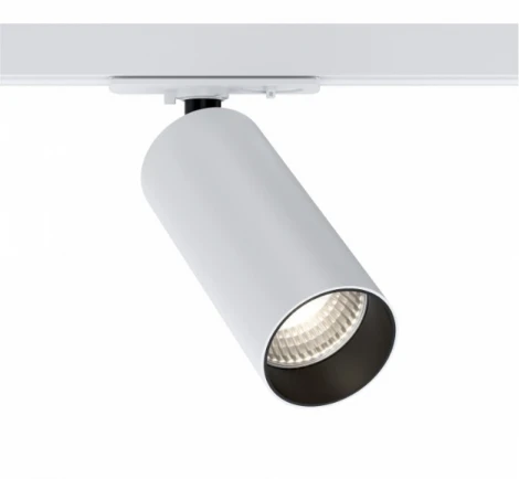 Трековый светильник Focus Led Unity 3000K 12Вт 50° (однофазный) Maytoni Technical TR021-1-12W3K-W-W (220V, круглые)