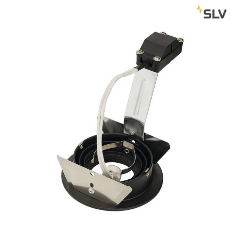 Светильник встраиваемый New Tria SLV, цоколь GX5.3, черный