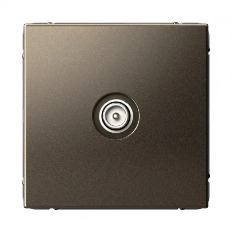 ТВ-розетка проходная (мокко) Systeme Electric GAL000692