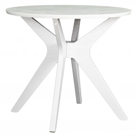 Стол журнальный Сабин 1 белый/белый Mebelik 009750