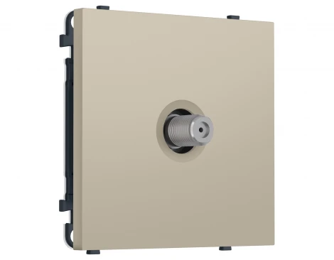 Комплект механизма ТВ-розетки SAT (Кашемир) Ambrella Volt QUANT PRO MS353050