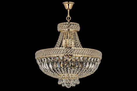 Подвесная люстра Arti Lampadari Palermo E 1.5.45.101 G (220V, хрусталь, на цепи)
