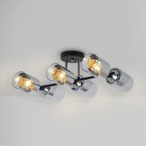 Потолочная люстра на штанге Freya Dual FR5226PL-06B