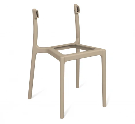 Стул Sheffilton SHT-S180 белый/капучино 4179116605