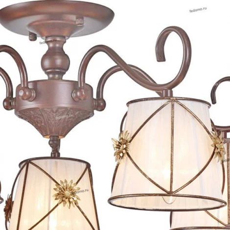 Потолочная люстра Arte Lamp Fortuna A5495PL-5BR