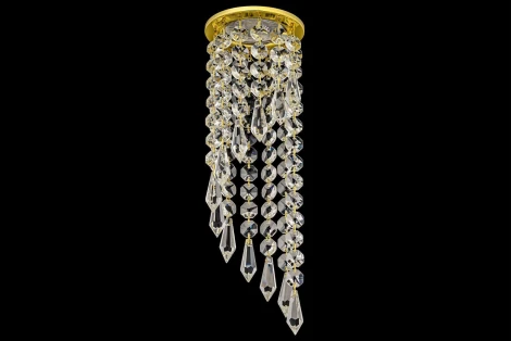 Встраиваемый светильник хрустальный Dio D'Arte Osimo Gold GU10.5.14.8.111 G (220V, круглые)
