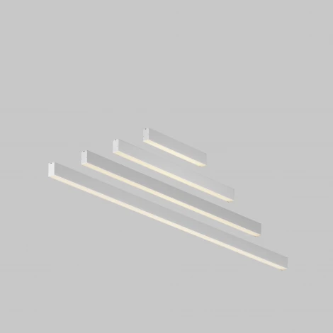 Подвесной светильник линейный светодиодный Maytoni Technical LL312037 3000K 35x67 серебро 1,5 м