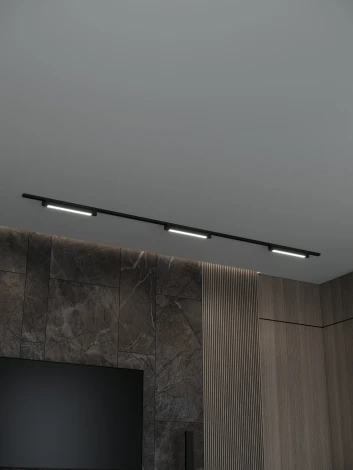 Трековая система в сборе встраиваемая однофазная 220V Hesby Lighting №1 однофазная накладная Skylite HSBL_kompl_S001_NI3B3K