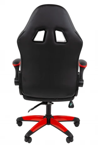 Кресло Chairman game 15 Россия экокожа черный/красный/белый 7213473