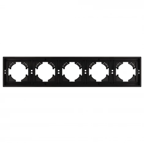 Рамка пластиковая FRM-TENDO-PL-5-BK (Arlight, Черный) 053852