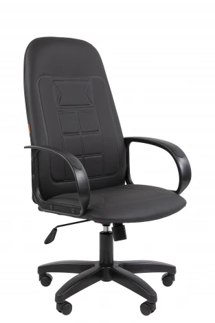 Офисное кресло Chairman 727 Россия Терра матовый черный. 6098211