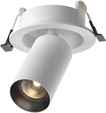 Встраиваемый светильник Maytoni Focus Led C071CL-7W3K-WB (220V, круглые)