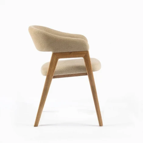 Стул Эйко массив дуба рич рогожка ореховый Stool Group УТ000042747