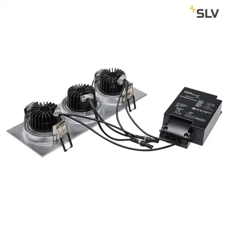 Встраиваемый точечный светильник Slv New Tria 114216