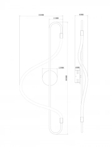Настенный светильник светодиодный Freya Fancy FR6059WL-L28BS