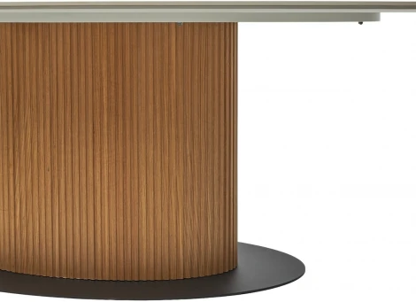 Стол M-City CARY 220 цвет БЕЛЫЙ МРАМОР M326/ Каркас OAK