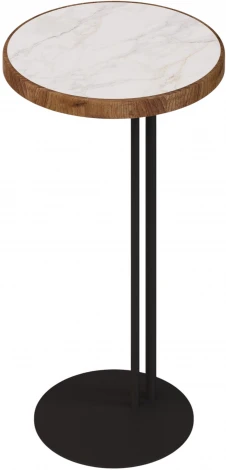 Придиванный стол Кальяри лайт/вяз браун/черный 4320091502