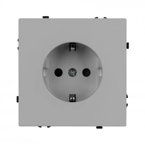 Механизм электрической розетки SCT-NOBE-MEU1-SFPL-IS (230V, 16A) (Arlight, Никель) 059453