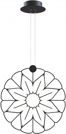 Подвесной светильник Maytoni Volare MOD037PL-L16B (LED, 220V, на тросе, цветы, круглые)
