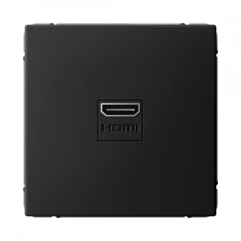 Розетка HDMI (карбон) Systeme Electric GAL001080