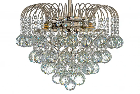 Подвесная люстра Arti Lampadari Bellagio E 1.5.40.100 N (220V, хрусталь, на цепи)