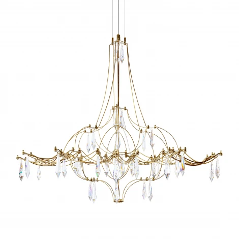 Подвесная люстра светодиодная Loft It Mira 10588/800 Gold Asfour