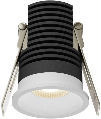 Встраиваемый светильник Maytoni Mini DL059-7W3K-W (LED, 220V, круглые)
