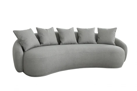 87YY-22085 Диван Форли (Forli) светло-серый 250*116*72см Garda Decor