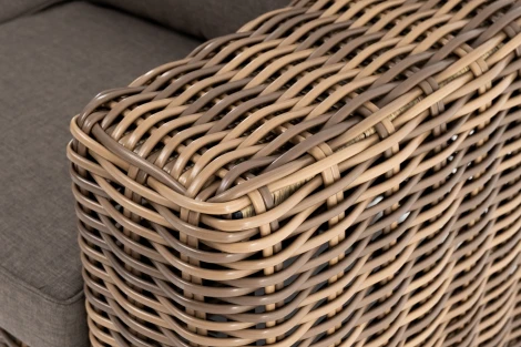 "Палермо" диван из искусственного ротанга трехместный, цвет соломенный 4SIS арт.УТ-00006742