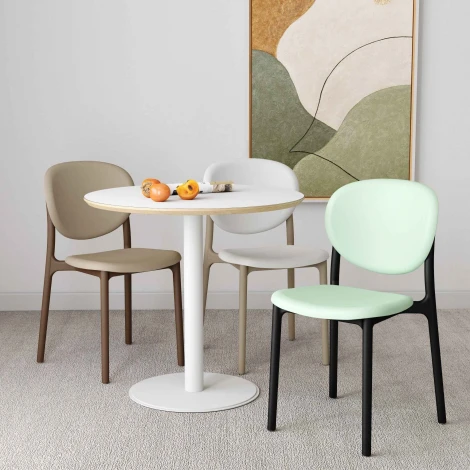 Стул Sheffilton SHT-S180 белый/капучино 4179116605