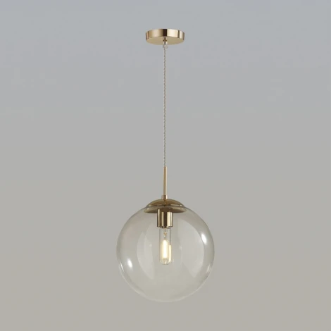 Подвесной светильник Lumion Summer 6509/1 SUSPENTIONI золотой E27 1*60W 220V