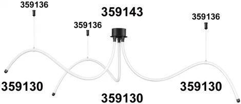 Гибкий неон Novotech Ramo 359130 KONST IP20 LED 3000K 25W 220V 2500Лм