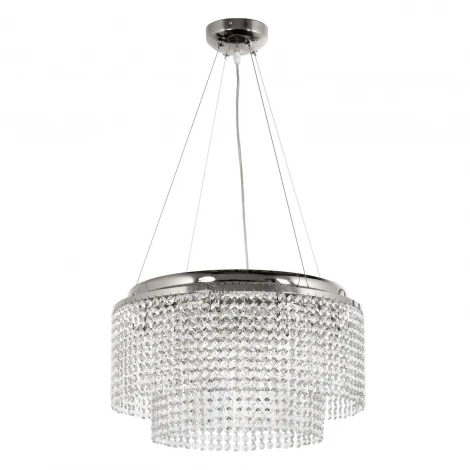 Подвесная люстра Arti Lampadari Milano E 1.5.D50.501 N (220V, хрусталь, на тросе)