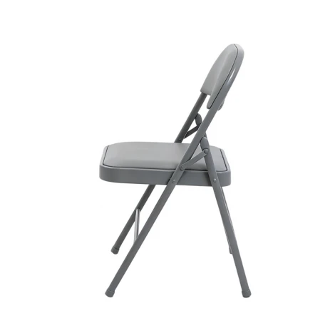Стул складной GJ-22 серый иск.кожа Stool Group УТ000042555