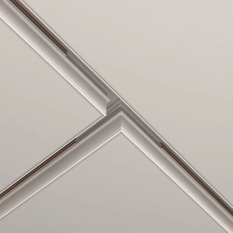 Коннектор Т-образный Maytoni Accessories for tracks Exility TRA034CT-42.12W встраиваемый под ГКЛ 12,5мм, белый