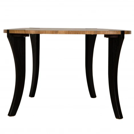 Стол журнальный BeautyStyle 35 дуб вотан/черный Mebelik 009857