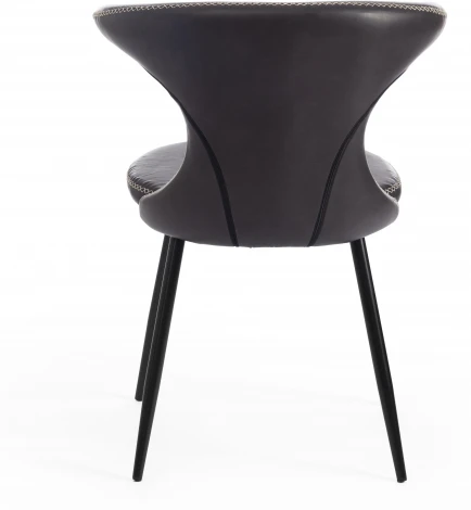 Обеденный стул Tetchair FLAIR (Экокожа,Металл/Серый)