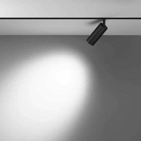 Трековый светильник магнитный светодиодный Voltega Exilight VGL032-2-12W3K-M-B 12Вт LED 48V