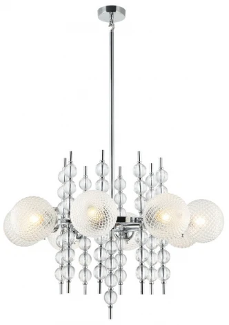 Потолочная люстра на штанге Stilfort Queenly 2120/09/08P (220V, шарики)